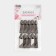 Automatic lock for metal zippers, No. 5, 10 pcs, black nickel color