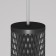 Suspension lamp Technical P038PL-01B, 1xGU10, 10W, 6.5x6.5x30 cm, black color
