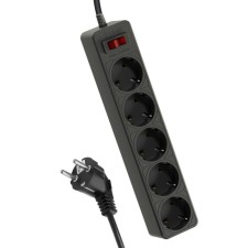 Extension cord with a network filter space FKSM1.8M-5G (B), 5x1.8m, IP20 2.2KWT