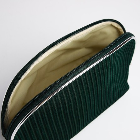 Lightning cosmetic bag, green color-2