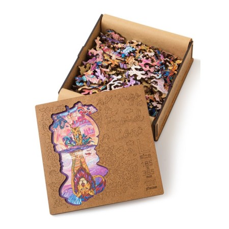 Wooden puzzle "Leo-Ryzar", size l-25 × 35 cm, 110 parts-5