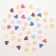 Coboson "Heart", set of 50 pcs., Size 1 pc. - 1.5 × 1.5 × 0.2 cm, color mix