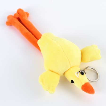 Soft toy "Goose", on a key fob, 20 cm, color mix-9