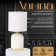 Rionfo table lamp E14 40W white 13x13x26 cm