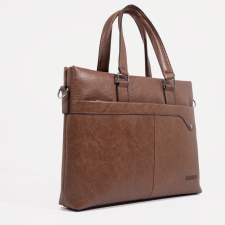 Male bag, brown color