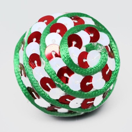 A toy with a bell "openwork ball", 4 cm, mix of views-1