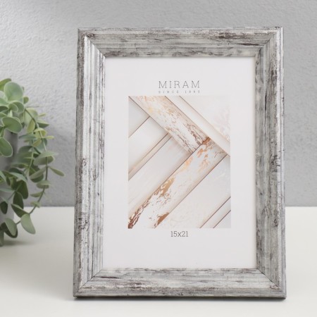 Photo frame Plastic "Mira" 15x21 cm, 642623-6, (plastic screen)