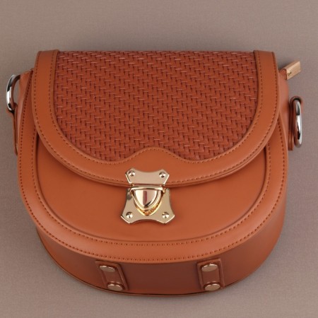 Bag -4.2 cm fastener, golden color-4