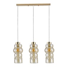 Lumber of the Surveillance Happy light 30115/3GD AMB, 3x40W, E27, 70x12x58 cm, gold color