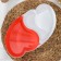 A set of plastic salad bowls "Romeo and Juliet", 2 pcs, on a stand, color mix