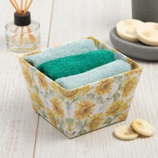 A set of decorative terry napkins Ethel Sunflower 30x30 cm-3 pushas, ​​cotton, 340 g/m2