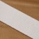 Knitted elastic, 30 mm, 25 ± 2 m, white color