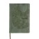 Delivery of Leduced A5, 144 sheets "Courage", hard binding with foam rubber, artificial leather, pancake embossing, white offset 80 g/m², green