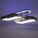 Causteen with PDD "Tilda" 2xLED 88W 3000-6000K RGB black gold 60x35x16cm