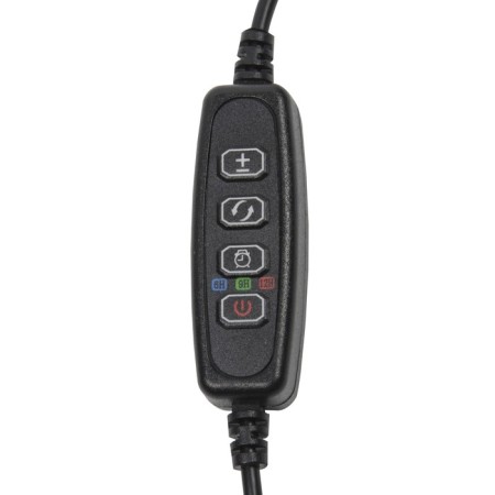 LED lamp with a timer, on a tripod Uniel, 60 watts, LED, IP40, 2280x470x470 mm, black color is black-2