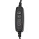 LED lamp with a timer, on a tripod Uniel, 60 watts, LED, IP40, 2280x470x470 mm, black color is black