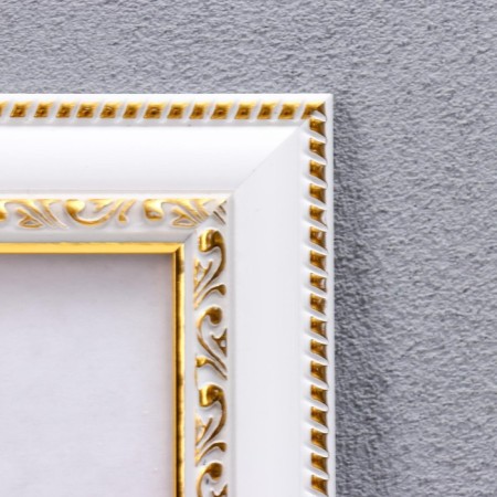 Photo frame plastic 21x30 cm white (781)-2