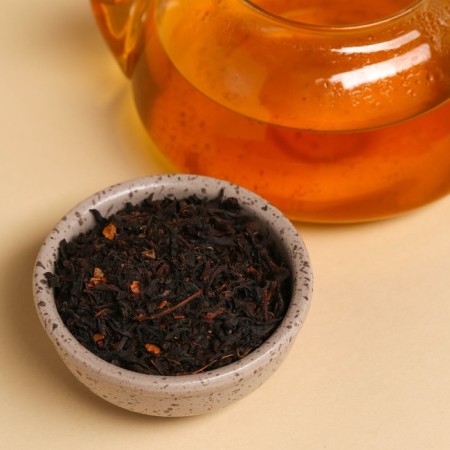 Black tea "My hero's name is dad", taste: cinnamon and walnut, 50 g.-1