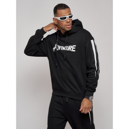 Sports suit men's, size 56, black color-8