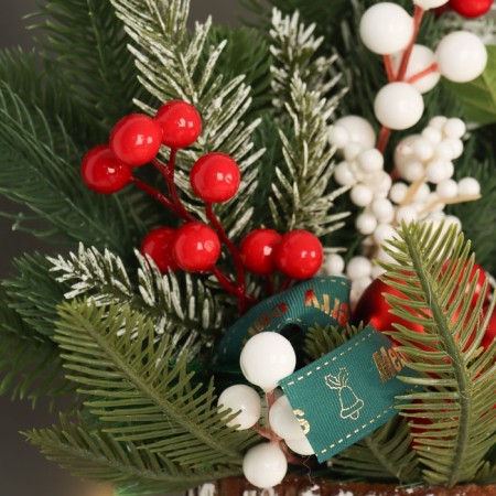 Decor "Bright Fairy Tale" Berries Ball Bant, 35 cm-1