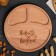 Menija wooden "Live with taste", 24 cm