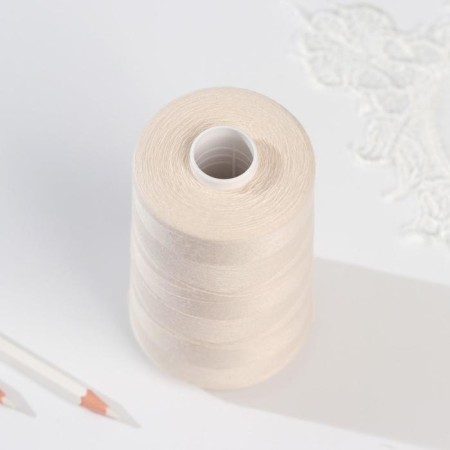 Threads 40/2, 5000 m, beige color No. 0102-2