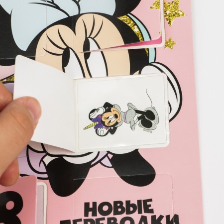 Advent calendar with tattoos for children 18 pcs. Minnie with Unicorn Minnie Mouse-2