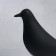 Souvenir Polystone "Bird - Long legs" Black 23x17 cm