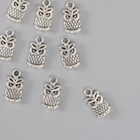 Decor for creativity Metal "Little Filin" mix silver 1x0.7 cm-1
