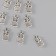 Decor for creativity Metal "Little Filin" mix silver 1x0.7 cm
