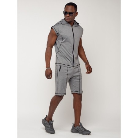 Sports suit men's, size 54-56, light-gray color-1