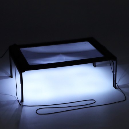 Lupa-dot 2x, for reading books, with backlight, 20x27.5cm-10