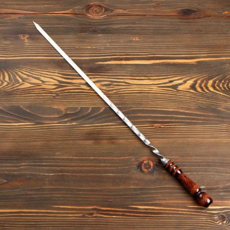 Shampoo Uzbek with a wooden handle, working length - 50 cm, width - 12 mm, thickness - 3 mm-1