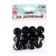The eyes are sewn, set 12 pcs., Size 1 pcs: 1.8 cm, black color