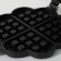 The frying pan is a double shade “Vienna waffles”, D = 14 cm, plastic pen, black color