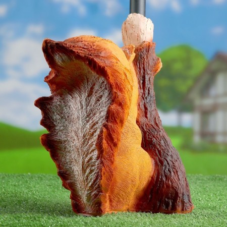 Garden Lanter "Squirrel with a branch-background" 33cm-2
