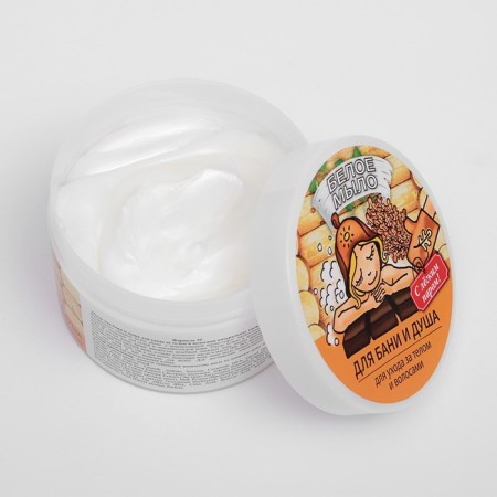Soap for a bath and shower, for body and hair care, natural taiga "white" 450 ml-11