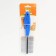 Combed double -sided "paws" with straight teeth, plastic pen, blue