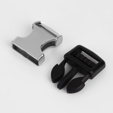 Fastx 20 mm, load up to 15 kg, metal/plastic, silver/black color-1