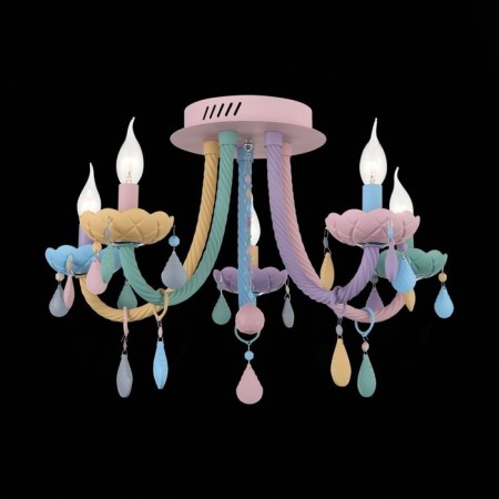 Ceiling Ceiling ST LUCE. SL1700.782.05. Fiata. 5x40 watts, E14, 58x58x45 cm, colorful color-1