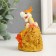 Souvenir Polystone "Fire Dragon on Coins/Eucks" MIX 6x5x9 cm