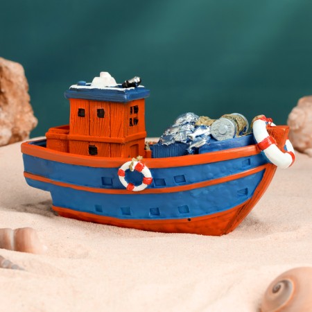 Souvenir ship "Fisherman" 16*7*7cm-7