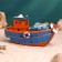 Souvenir ship "Fisherman" 16*7*7cm