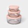 A set of glass forms for storing ABAN products, 3 pcs