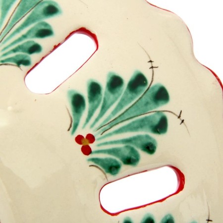 Rishtan ceramics "Flowers", 27cm, red fruit-3