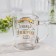 Glass mug "Wishes", 200 ml, inscription mix
