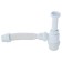 Siphon for AKVater sink, 1 1/4 "x 40 mm, without release, with corrugated 40x40/50 mm