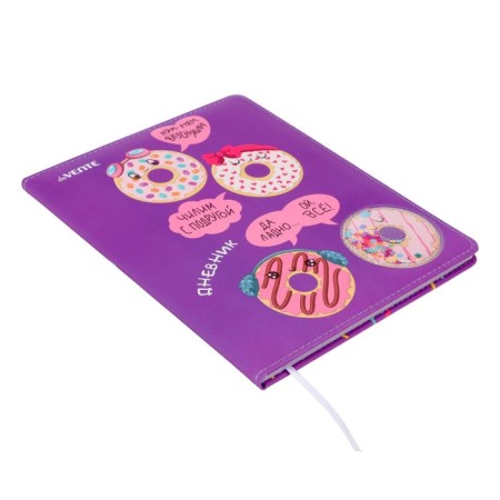 Universal diary for the 1-11 grade Donuts, hard cover, artificial leather, liesse, 80 g/m2-1