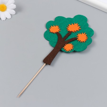 Decor for the creativity of felt "Sunny Wood" 10x13 cm-1