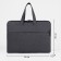 Laptop bag, gray color